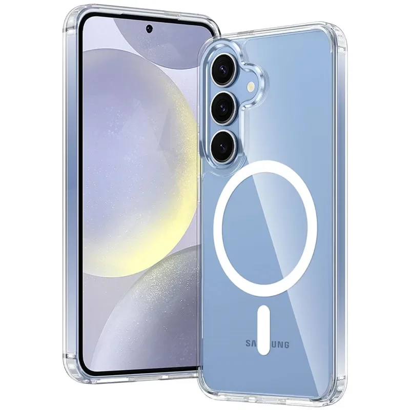 Crystal Clear Magnetic Shockproof Case with Anti-Yellowing Technology