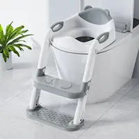 Toilet Potty Training Seat with Step Stool Ladder, Toddler Potty Seat Kids and Toddler Boys Girls, Splash Guard Safety Handles 1