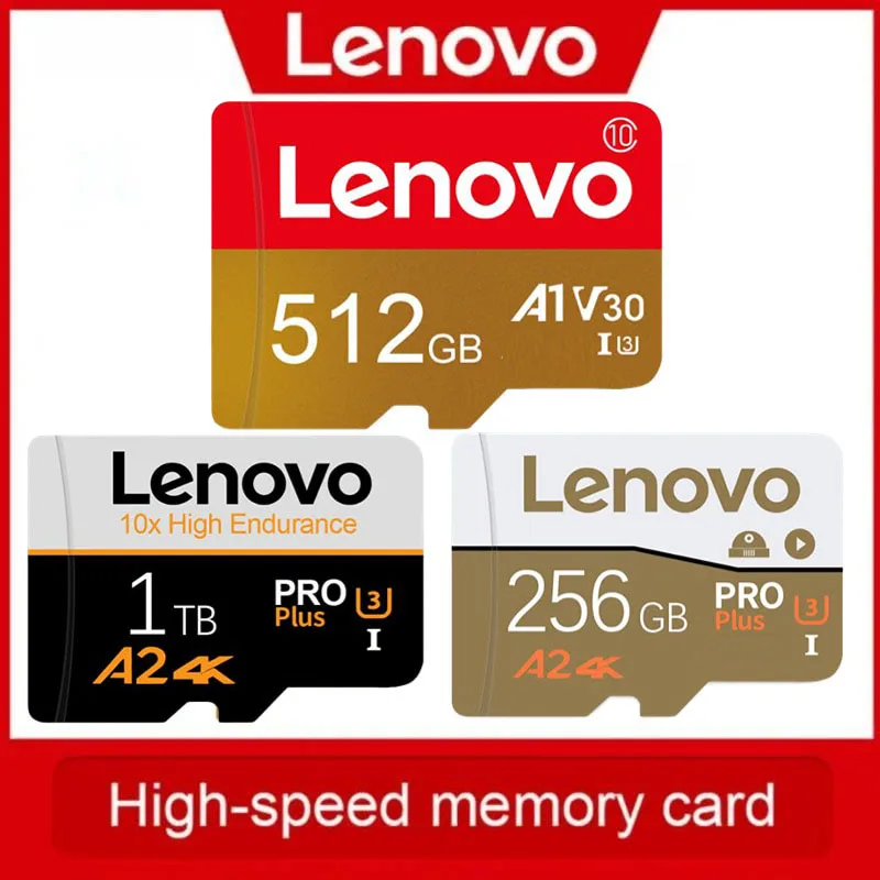 

Lenovo 512 ГБ высокоскоростная TF-карта памяти TF SD-карта высокая скорость TF SD 2024 Новинка