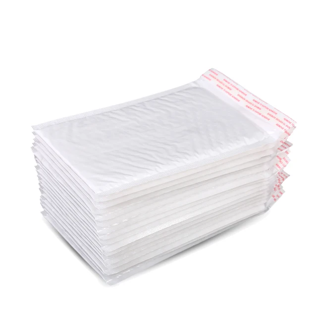50Db Különböző Specifikációk Fehér Hab Boríték Táska Levelek Párnázott Buborék Levelezőzsák Rezgési - Image 3