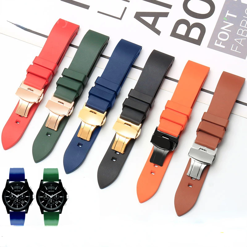 Cinturino Per Orologio In Morbida Gomma Siliconica Per Seiko Iwc Casio Certina Tudor Citizen Hamilton Cinturino Traspirante Impermeabile Da Uomo 20 22