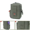 Tactical Molle EDC Pouch Utility Gadget Belt Waist Bag 1000D Equipment Portable Waterproof Camping Hiking Climbing Bags 3
