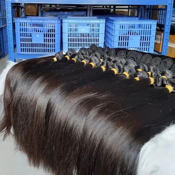 Straight Hair Bundles Brazilian 8-40 Inch 100% Unprocessed Virgin Hair Straight Weave Bundle Human Hair 1/3/4 PCS Hair Extension 1