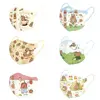 Hot Sale 3D Children's Mask Anti Pollen Capybara Pattern Anti-sun Mask Dustproof Disposable Winter Cold Mask Outdoor 1
