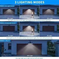 Nouvelles lampes solaires à détecteur de mouvement à clipser pour extérieur, étanches, lampes solaires pour clôture extérieure avec 36 LED, lumière de sécurité portable à énergie solaire 2