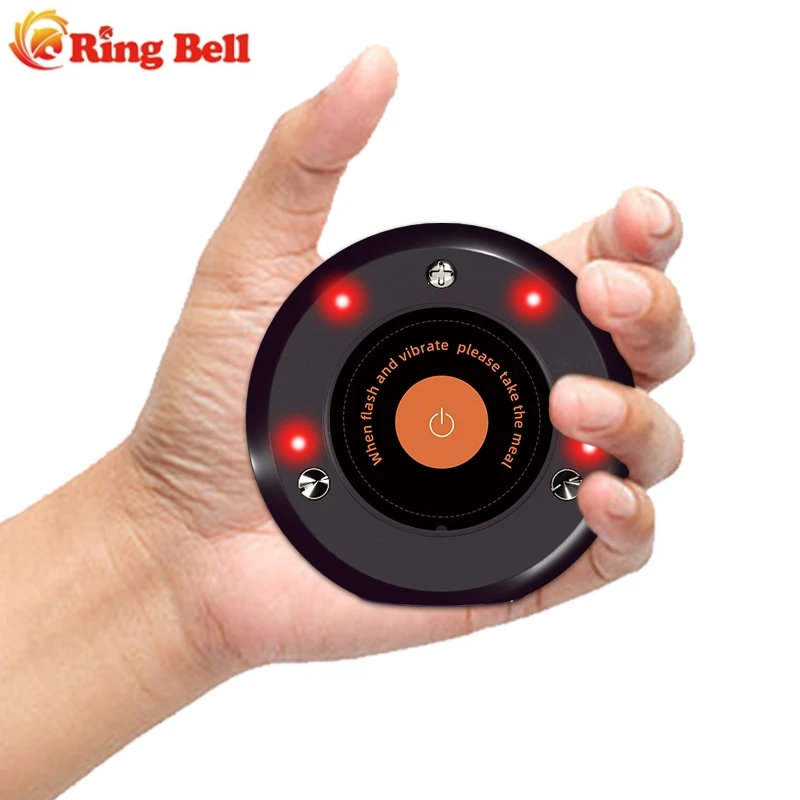 wireless restaurant pager waterproof coaster pager Queue Calling Equipment Guest system wireless calling system