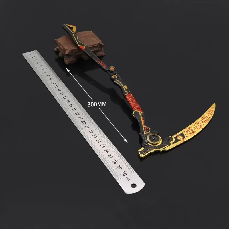 Apex Legends Revenant Heirloom Death Grip Curve Detachable Fold Game Peripheral 30cm Metal Sword Weapon Model Gifts Toys Boys 3