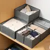 Foldable Clothes Organizer Removable Storage Bag Closet Non-Woven Organizer Lingerie Divider For Panty Stocking TightsBraStorage 1