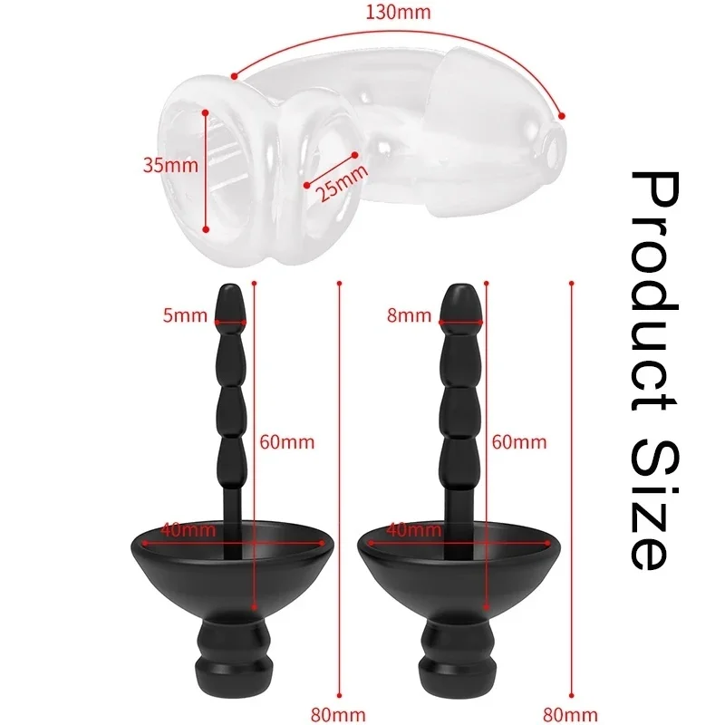 Medical Therapy Massager Sex Toys Electro Shock Penis Plug Cock Ring Urethral Dilator Stimulator E-Stim Chastity Cage Cock Cage