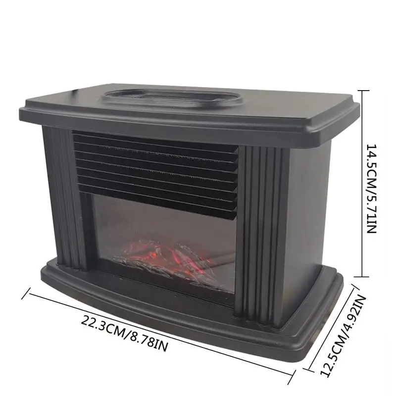 Mini Electric Fireplace Stove Heater Portable Tabletop Indoor Space Heater  1000W _ - AliExpress Mobile