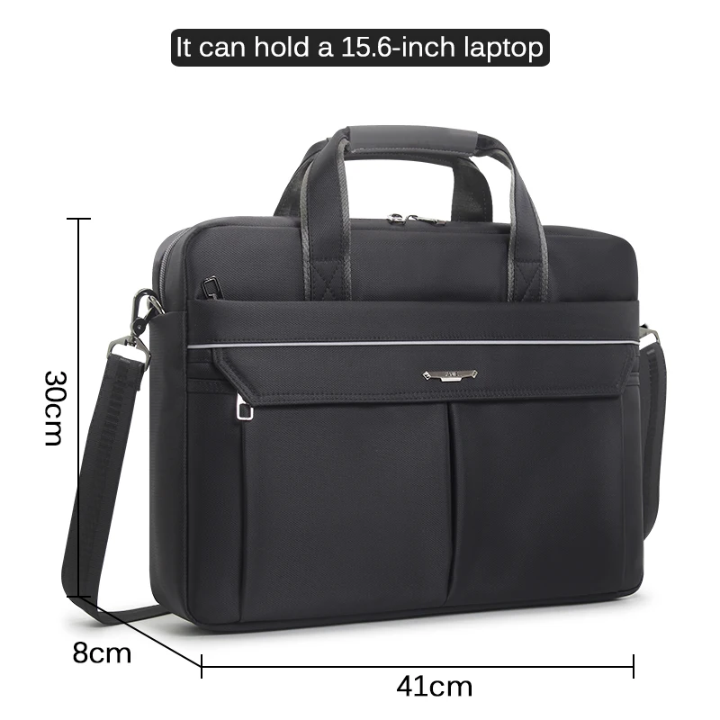 Large Canvas Briefcases Tote Bag for 15.6 Inch Laptop 2