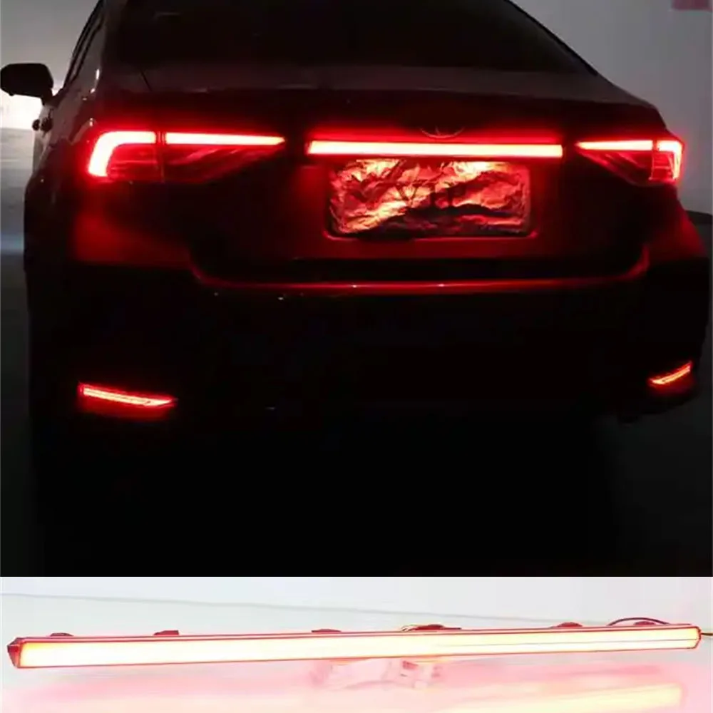 

Rear Bumper Trunk For Toyota Corolla Altis 2019 2020 Car Tail Light LED Rear Fog Lamp Brake Light Dynamic Turn Signal Reflector