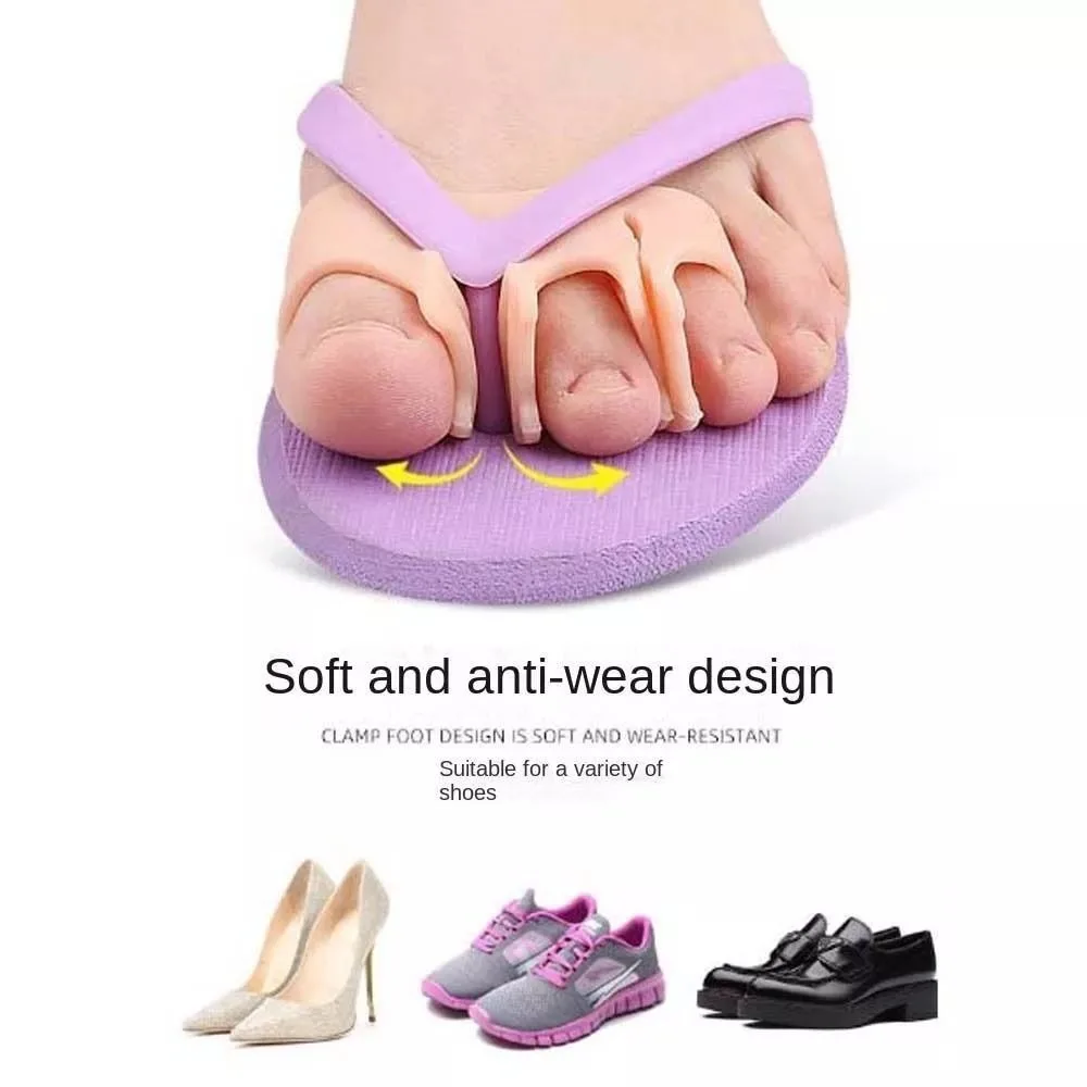 Portable Valgus Corrector Washable Elastic Three Hole Toe Separators Manicure Pedicure Summer Beach Toe Separator Straightener