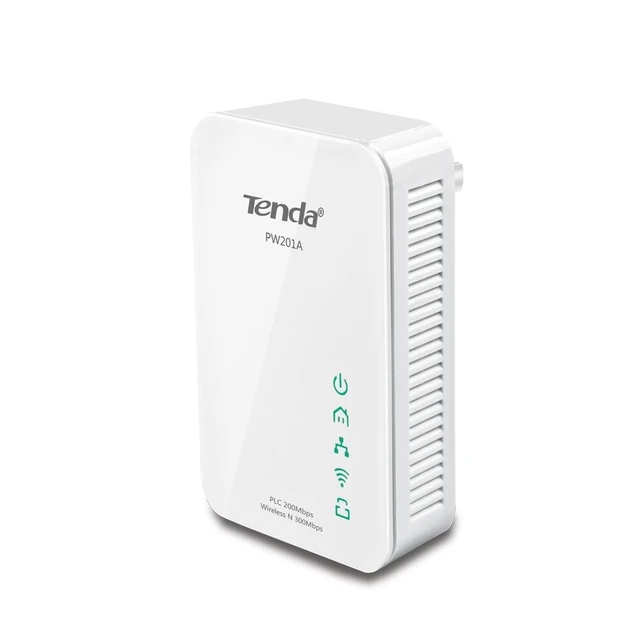 KIT REPETIDOR WIFI TENDA PLC POWERLINE COMPUESTO POR TENDA PW201A WIFI +  TENDA P200