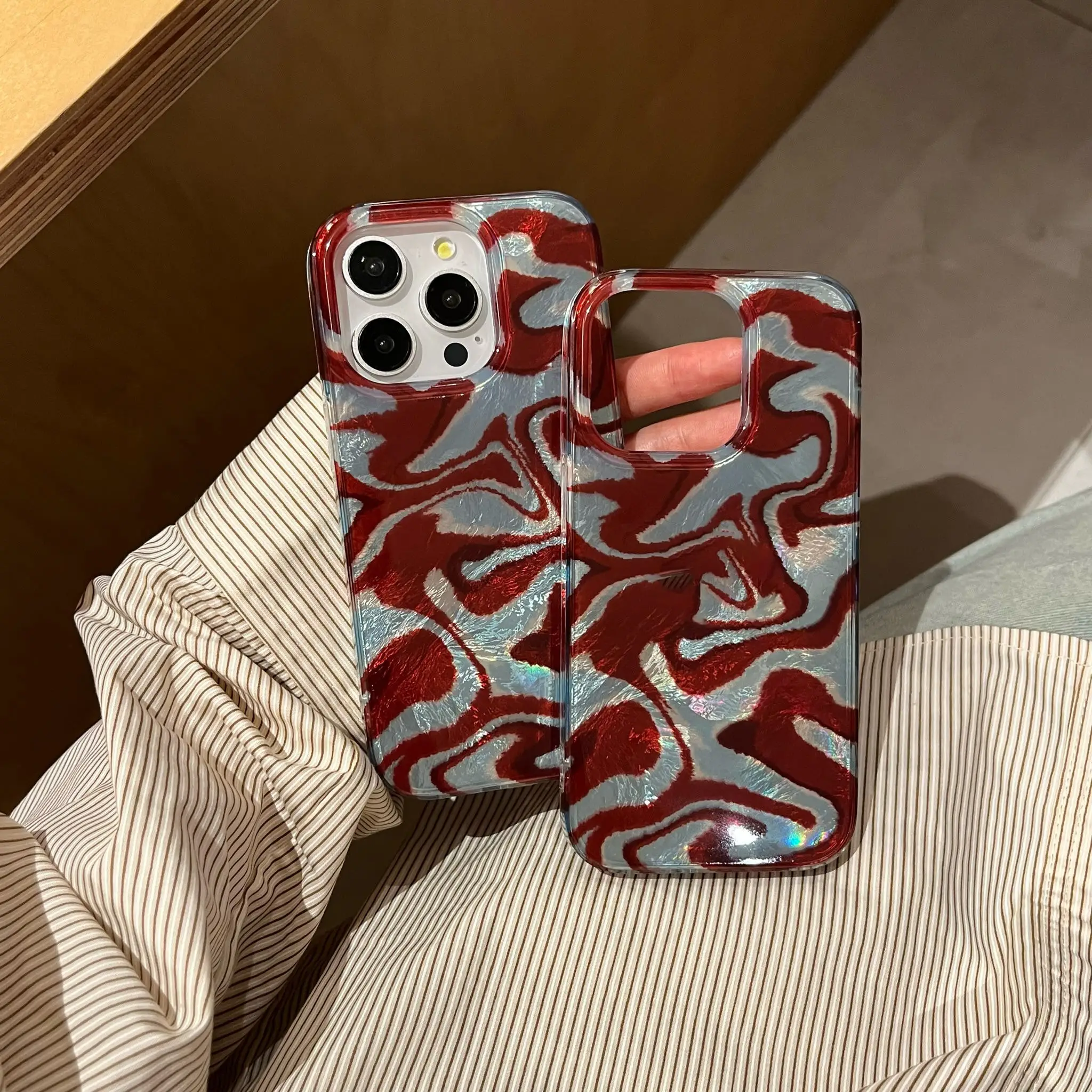 Water Ripple Laser iPhone Case