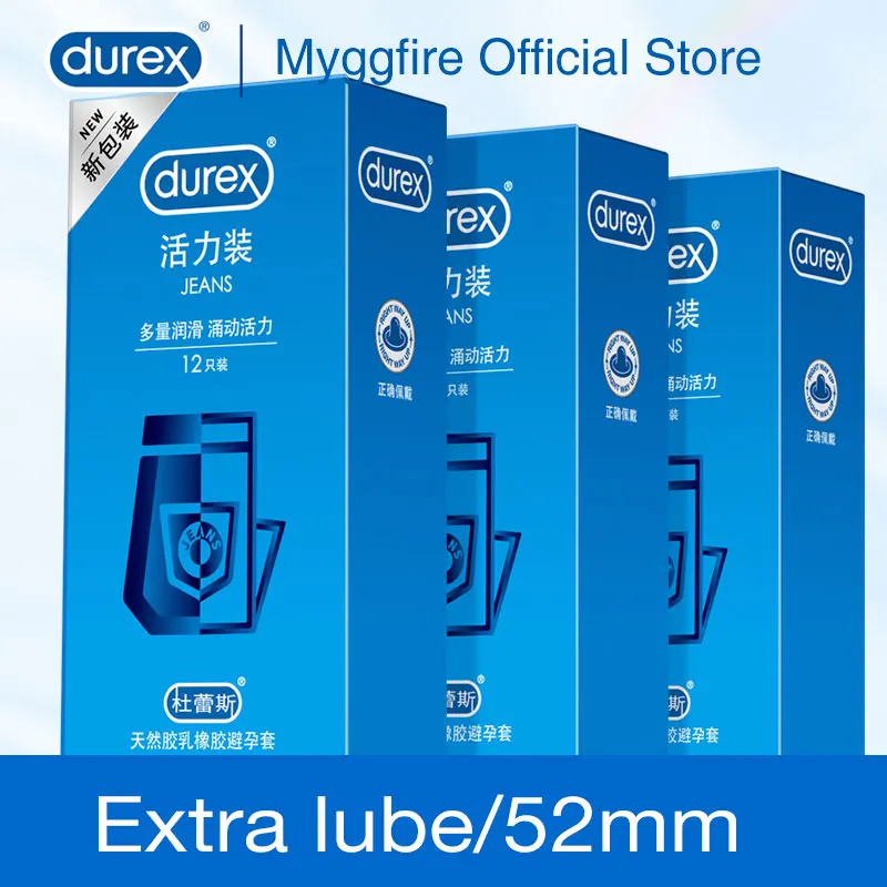 Genuine Durex Condoms for Men Ultra Thin Penis Cock Sleeve Natural Latex Lubricated Condom Adults Intimate Sex Toys Products