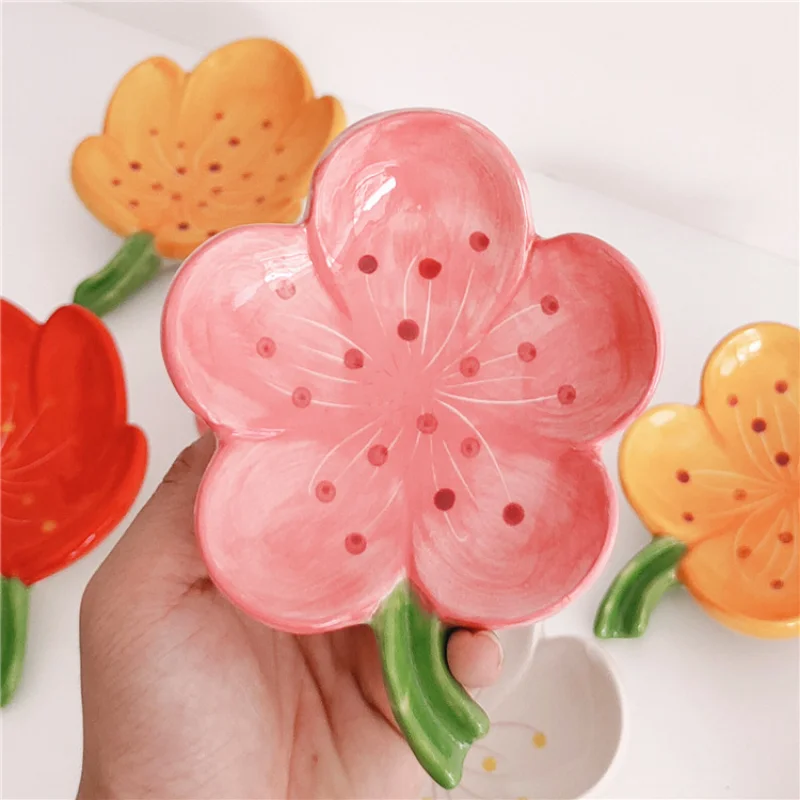 Shower Steamer Tray Lotus Flowers Soap Dish Silicone Soap Dish Small Self  Draining Bar Soap Holder - AliExpress