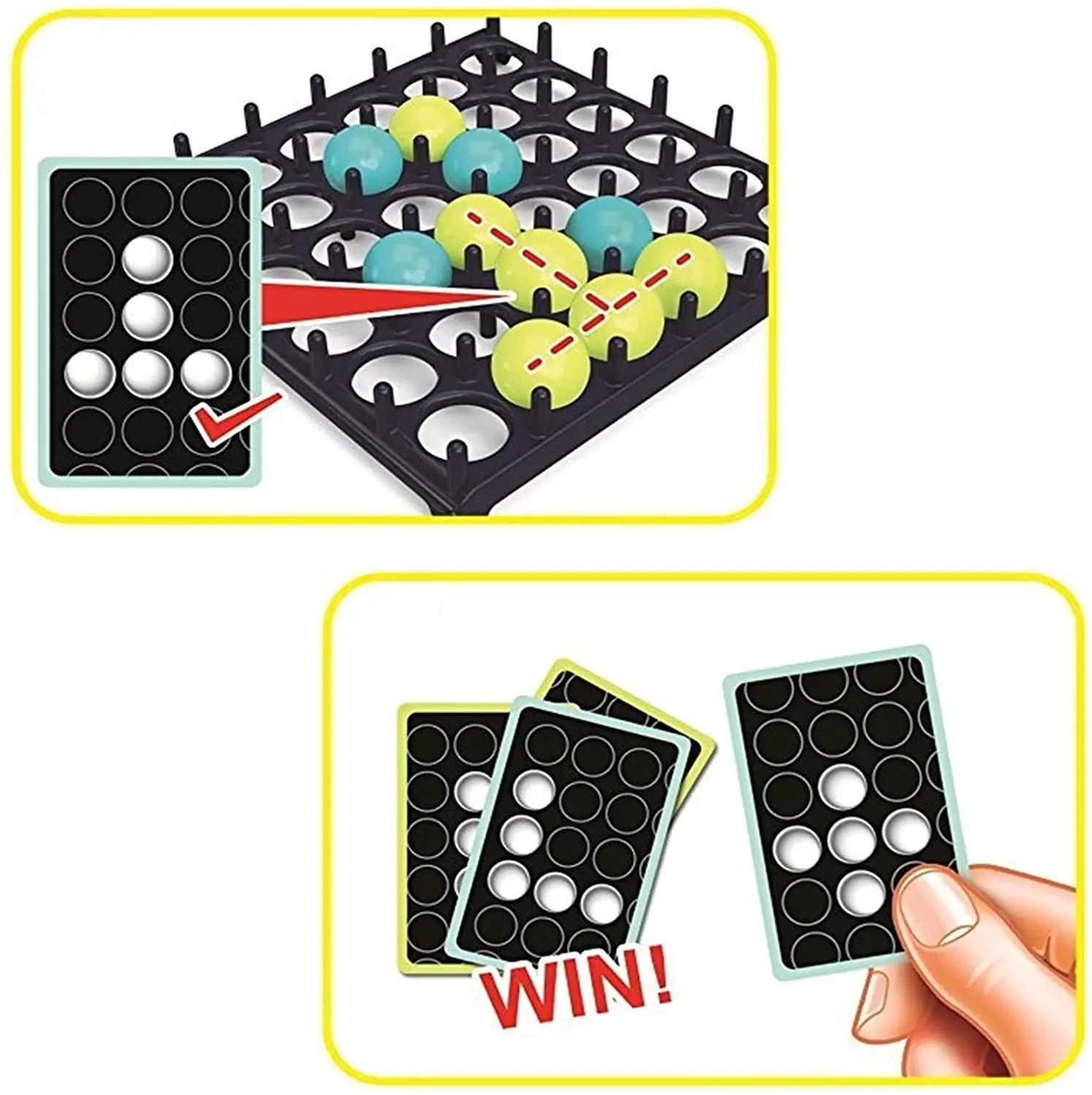 Family Party Bounce ball game parent-child interaction hand to hand bouncing ball board game Birthday Gifts Toy 3