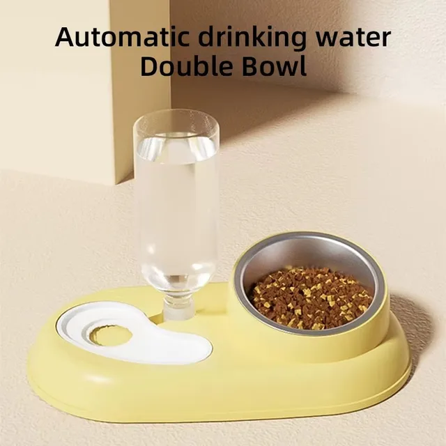 HOOPET Cat Bowl Small Dog Food Feeding Water Drinking Bowls Set for Cats Dogs Pet Feeder Drinker Bowls Pet Supplies HOOPET Cat Bowl Small Dog Food Feeding Water Drinking Bowls Set for Cats Dogs Pet Feeder Drinker Bowls Pet Supplies