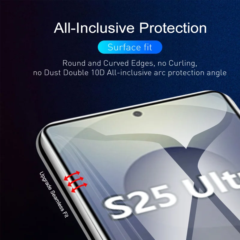 3-Pack Hydrogel Soft Protective Screen Film Set for Samsung Galaxy S25 Ultra