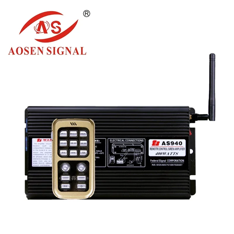 AS-940 전기 스피커 사이렌 경보, 실외 화재 및 연기 또는 침입자 경보 사이렌, 중국