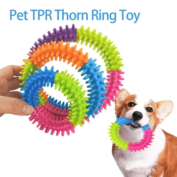 Spiky Ring Dog Toy 1