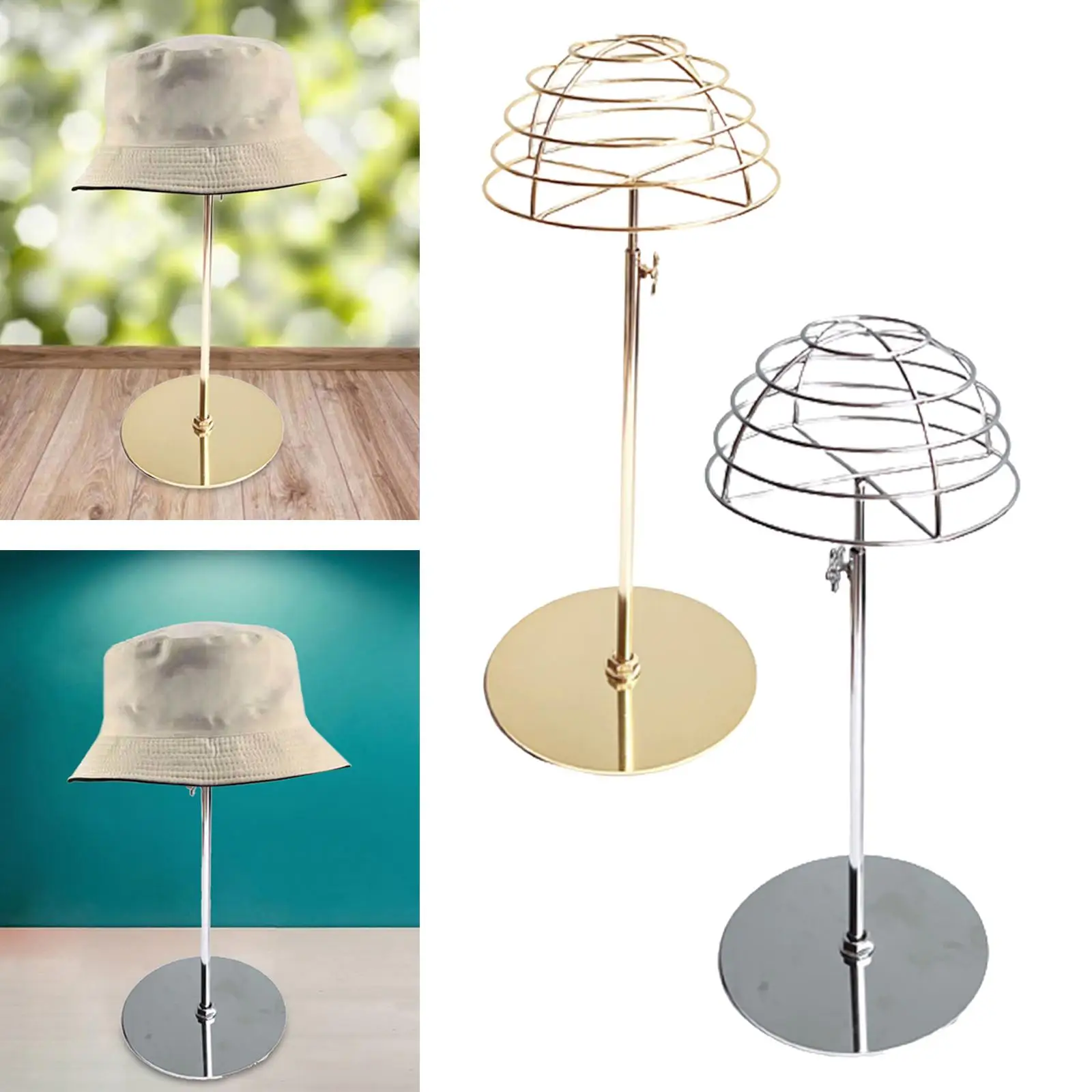 Hat Display Stand Tabletop Hat Holder Caps Portable Storage Rack Hat Bracket for Decoration Styling