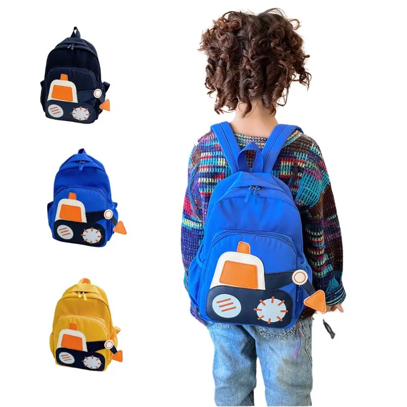

Новый мультяшный инженерный рюкзак для книг для детского сада, легкий школьный рюкзак, сумка для мальчиков и девочек, рюкзак
