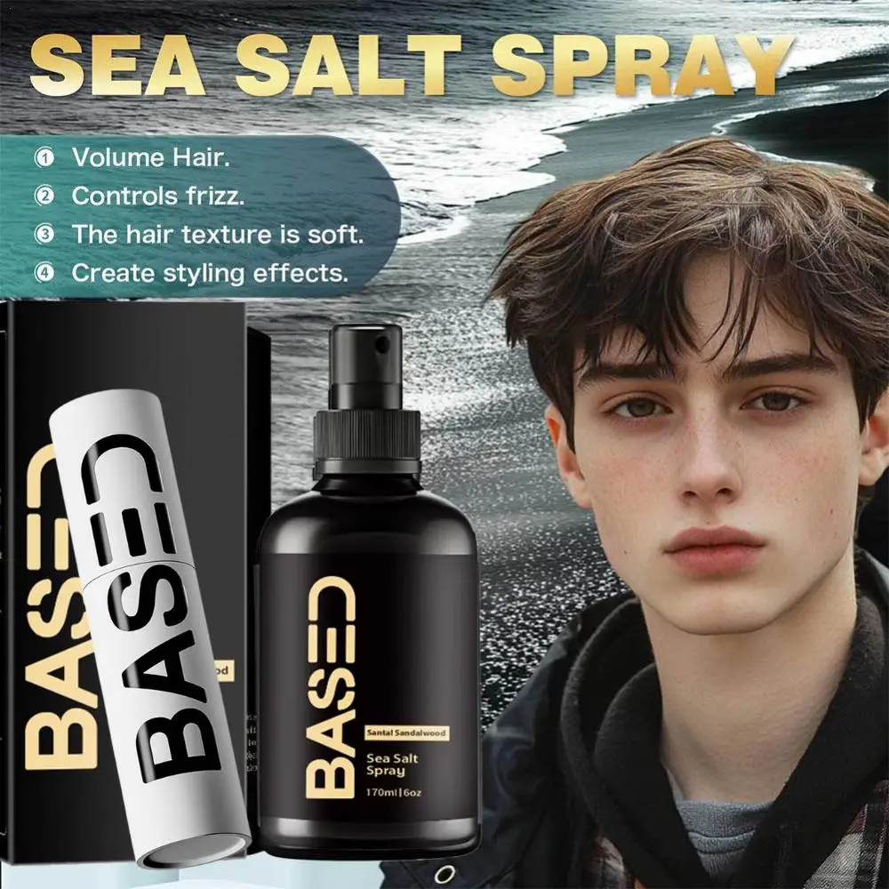 Sea Salt Hair Styling Spray For Men & Women Volumizing Hair Long-Lasting Strong Holding Improving Thicken Voluminous Care