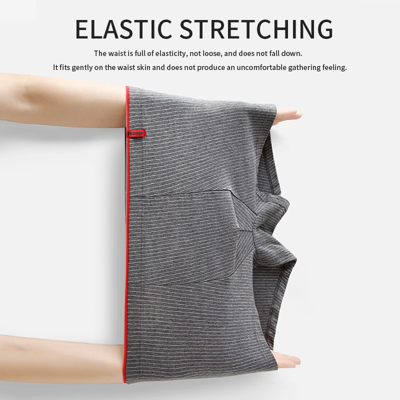 Men's Underwear  Boxer Men 3A Antibacterial Underpants Cotton Soft Breathable Moisture Absorbent Elastic Male Panties