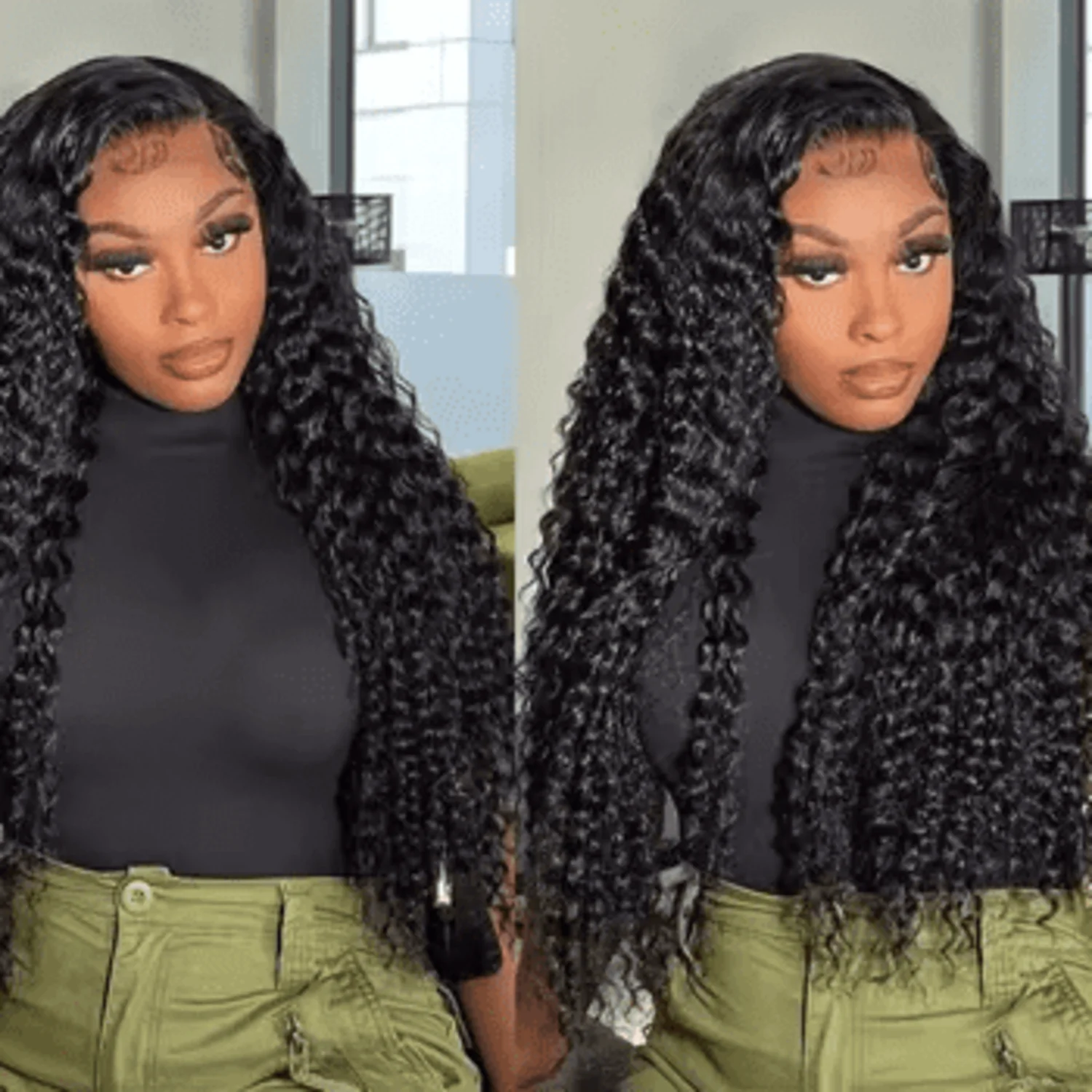 Deep Wave Bundles Human Hair 20 22 24 Inch Water Wave Bundles 10A Brazilian 100% Unprocessed Virgin Human Hair
