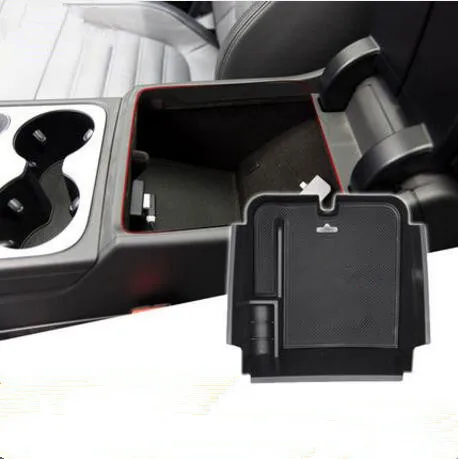 Car Central Armrest Storage Box Glove Tray Pallet Case For Volkswagen vw Touareg
