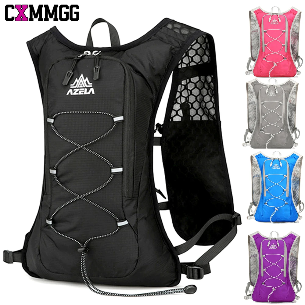 Running Vest 1PCS for Women Men Lightweight Hydration Backpack Pack for Trail Running Hiking Cycling Jogging Adjustable Fit