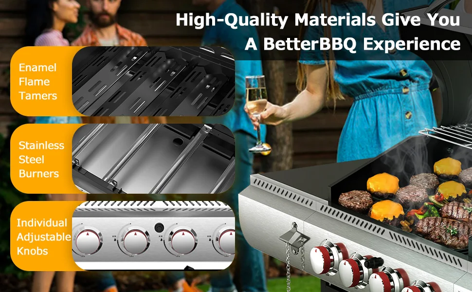 Propane Gas Grill with High-Quality Materials