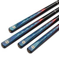 Hot Selling High Quality JIANYING 2-pieces Handmade Snooker Cue 3/4 White Ash Wood Cue Stick for Snooker/English Pool for Sale