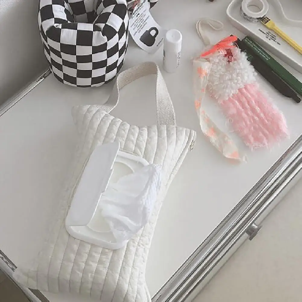 Tissue dispenser wet wipe case baby wipe case wet wipes case wet wipes box Baby cart paper towel bag large capacity soft cotton stroller baby wet wipes dispenser holder napkin storage case