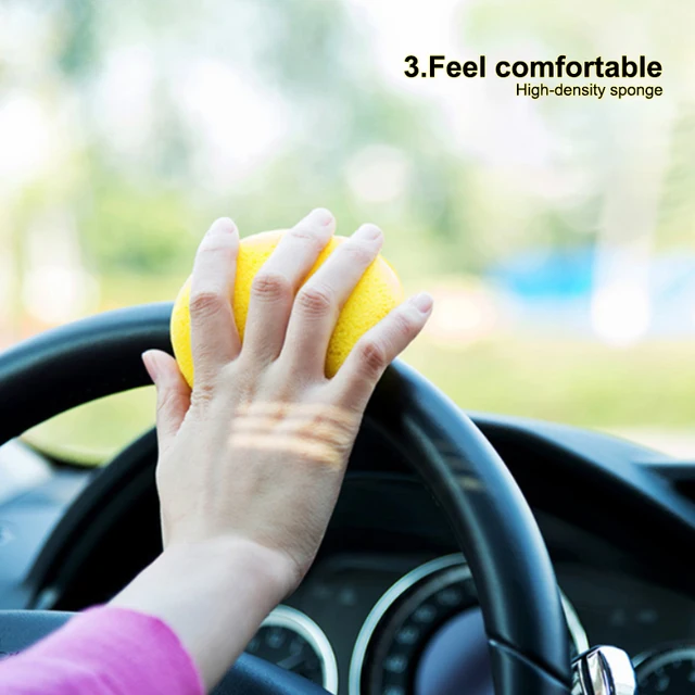 SEAMETAL 12 pièces éponge de polissage de cire de voiture éponge en mousse haute densité applicateur de cire tampons de nettoyage de détail de voiture accessoires de lavage 3