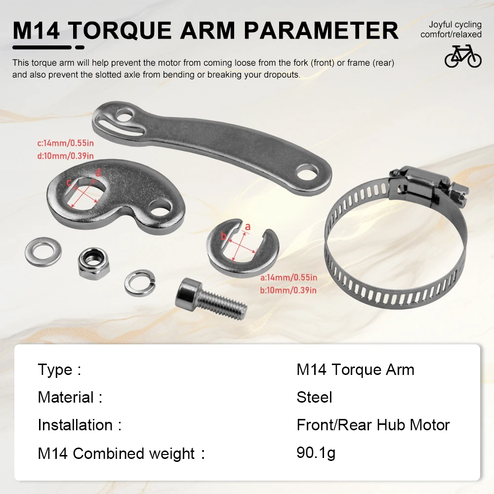 전기 자전거 허브 모터 샤프트 스크류 캡 와셔 스페이서 너트 커버 (M12/M14/M16 토크 암 500-5000와트 전기 자전거 모터용)
