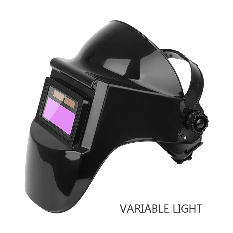 New Portable Electric Welding Protective Face Shield Solar Auto-Darkening Argon Arc Welding Head-Mounted Face Protective Helmet