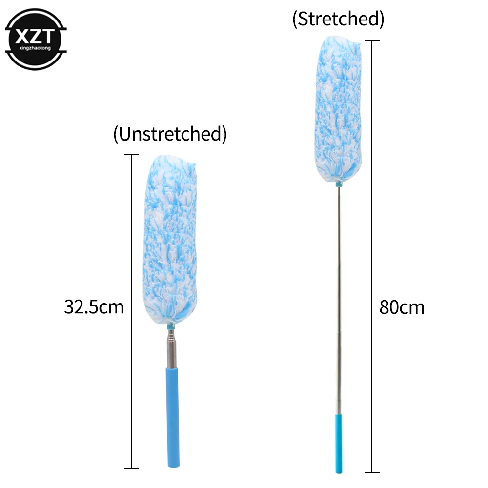 Washable Crevice Bedside Dust Brush Microfiber Duster Tool Retractable Gap Telescopic Household Hand Artifact Cleaning Windows