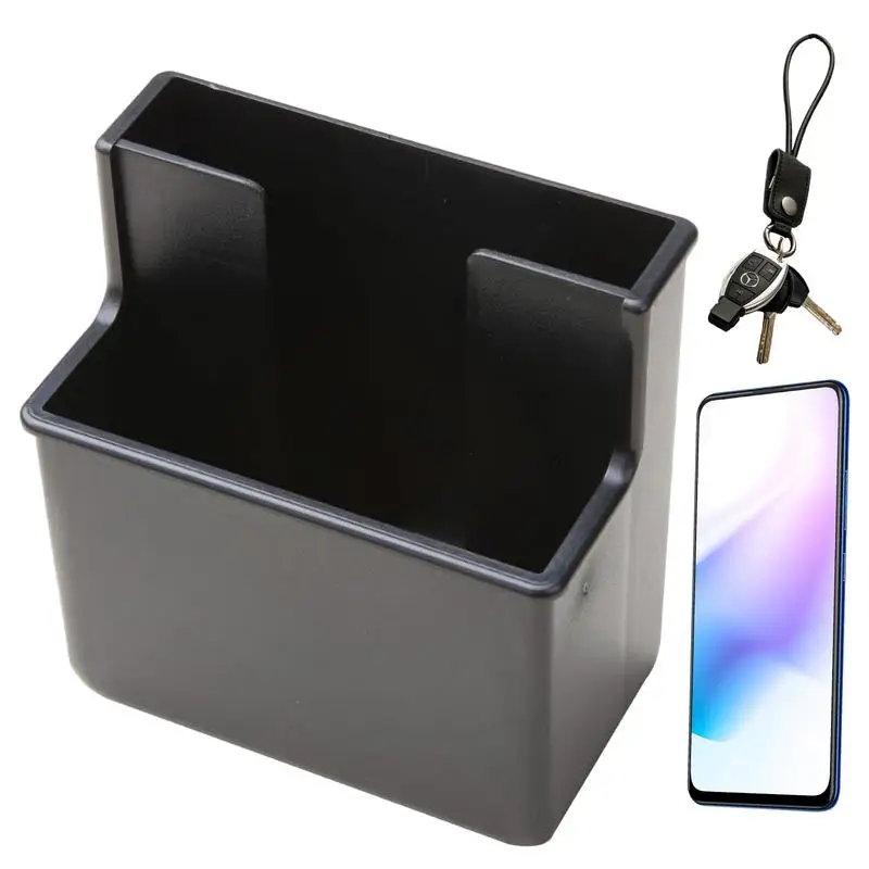 

Car Mobile Phone Storage Box Multifunctional Storage Box USB Interface Interior Car Center Console organizer Auto Accessories
