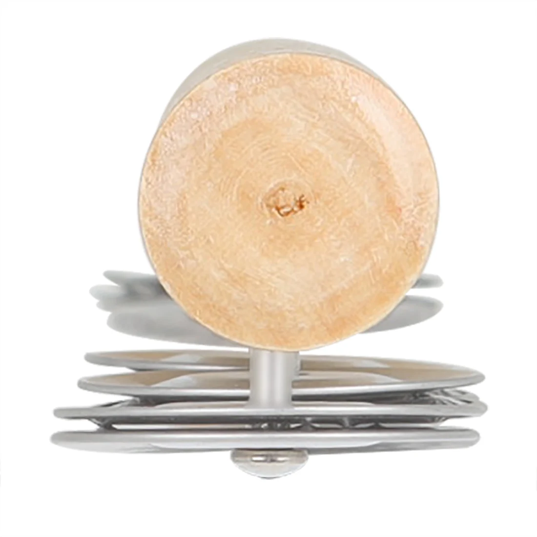 Six Bells Cymbal Wooden Aluminum Alloy Orff Percussion Instruments Single Row Hand-held Enlightenment Musical Instrument