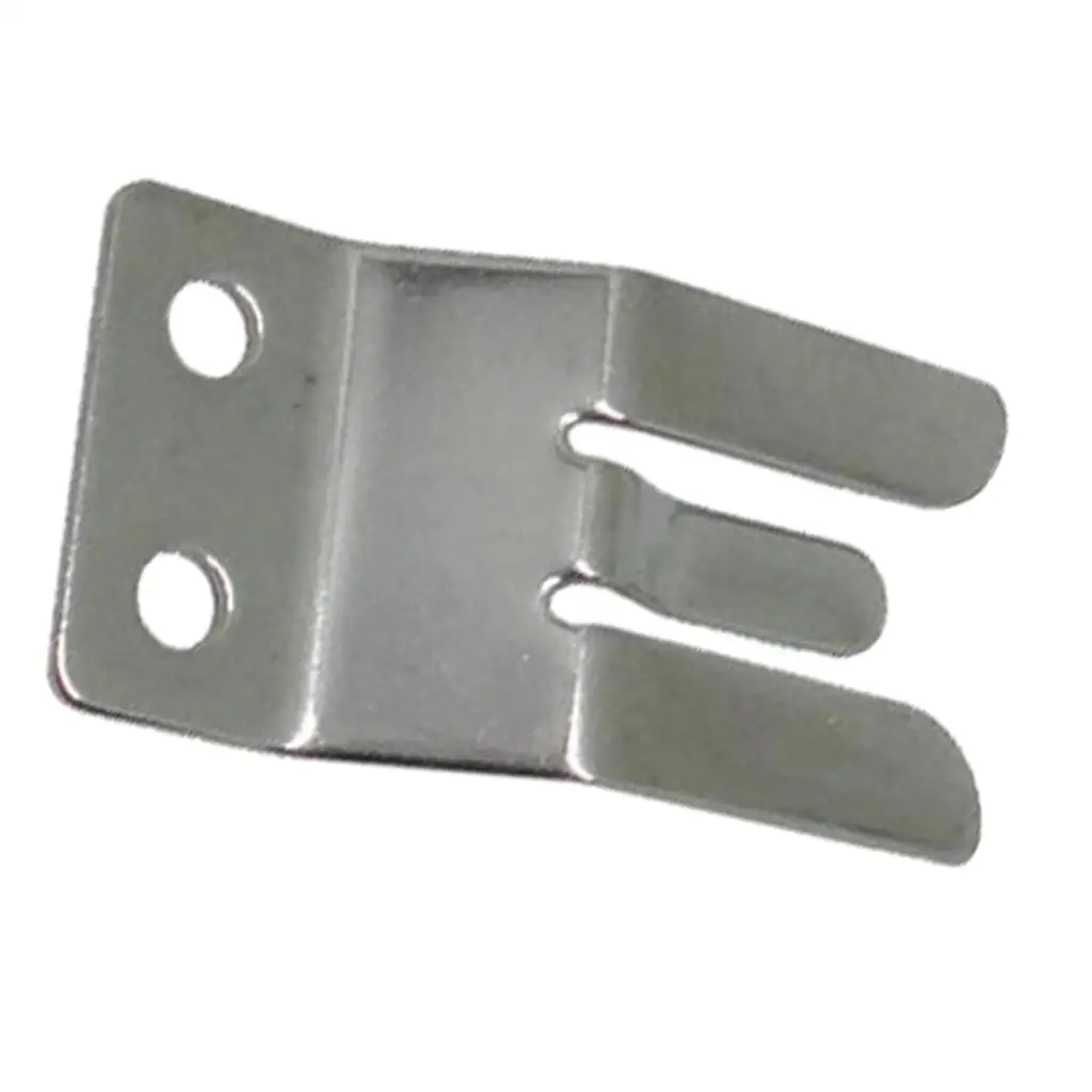 Stainless Steel Microph Clip Hailers VHF CB Radio Mic Clamp 1" x 1-15/16