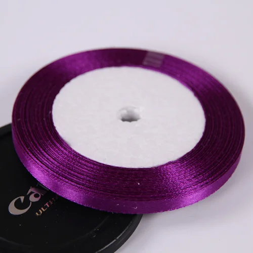 6mm Satin Ribbon for DIY Crafts and Festive Decorations (22 Meters/Roll)
