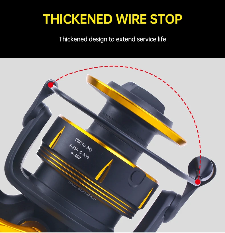 Lurekiller SW6000HG/SW10000HG Spinning Jigging Reel Metal High