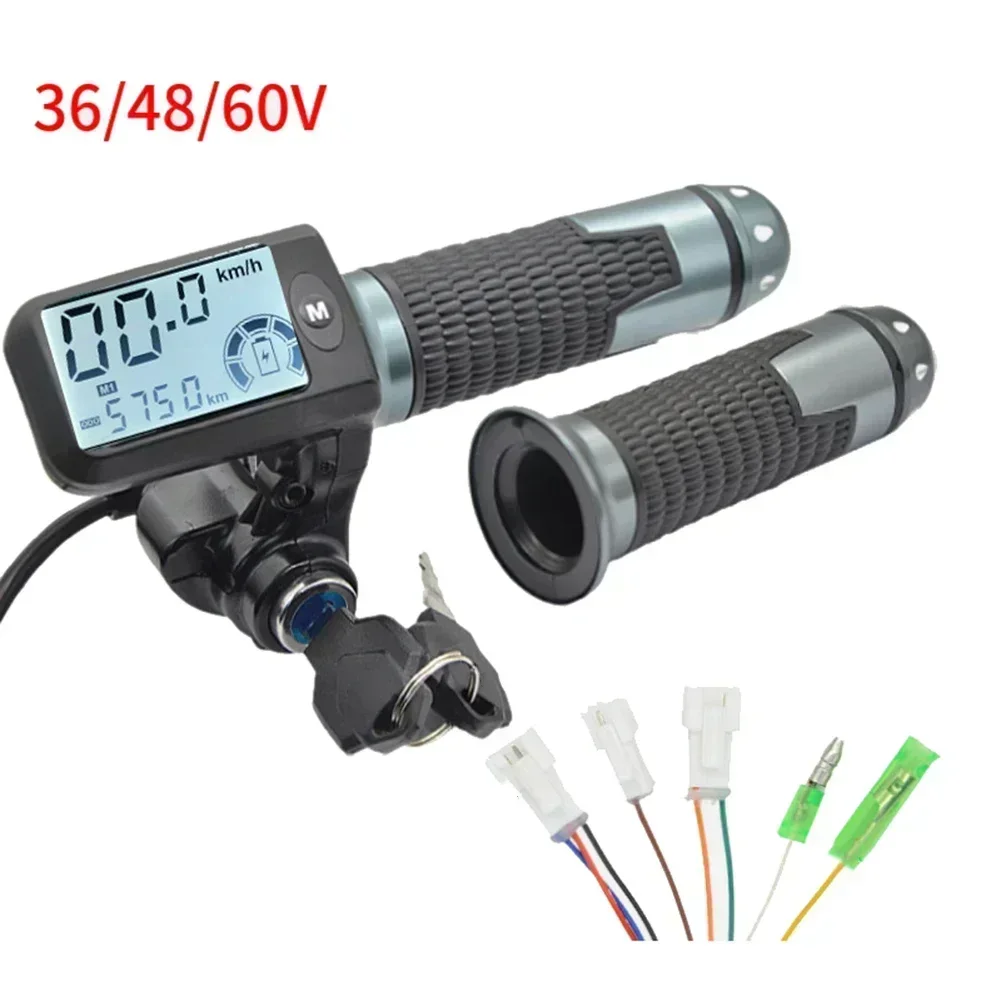 Poignée Accélérateur Pour Vélo/Scooter Électrique - Contrôle Vitesse 3 Broches | 12V-48V, Noire