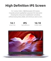 Portable Office Laptop Computer 14.1" 12GB RAM 1TB 2TB SSD Windows 11 Notebook Learn Recreation Entertainment Portable Laptops 5