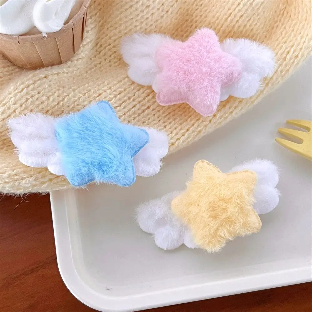 Cute Minimalist Style Star Hair Clip Hair Accessories Headdress BB Hairpins Ornament Sweet Fluffy Barrettes Girls