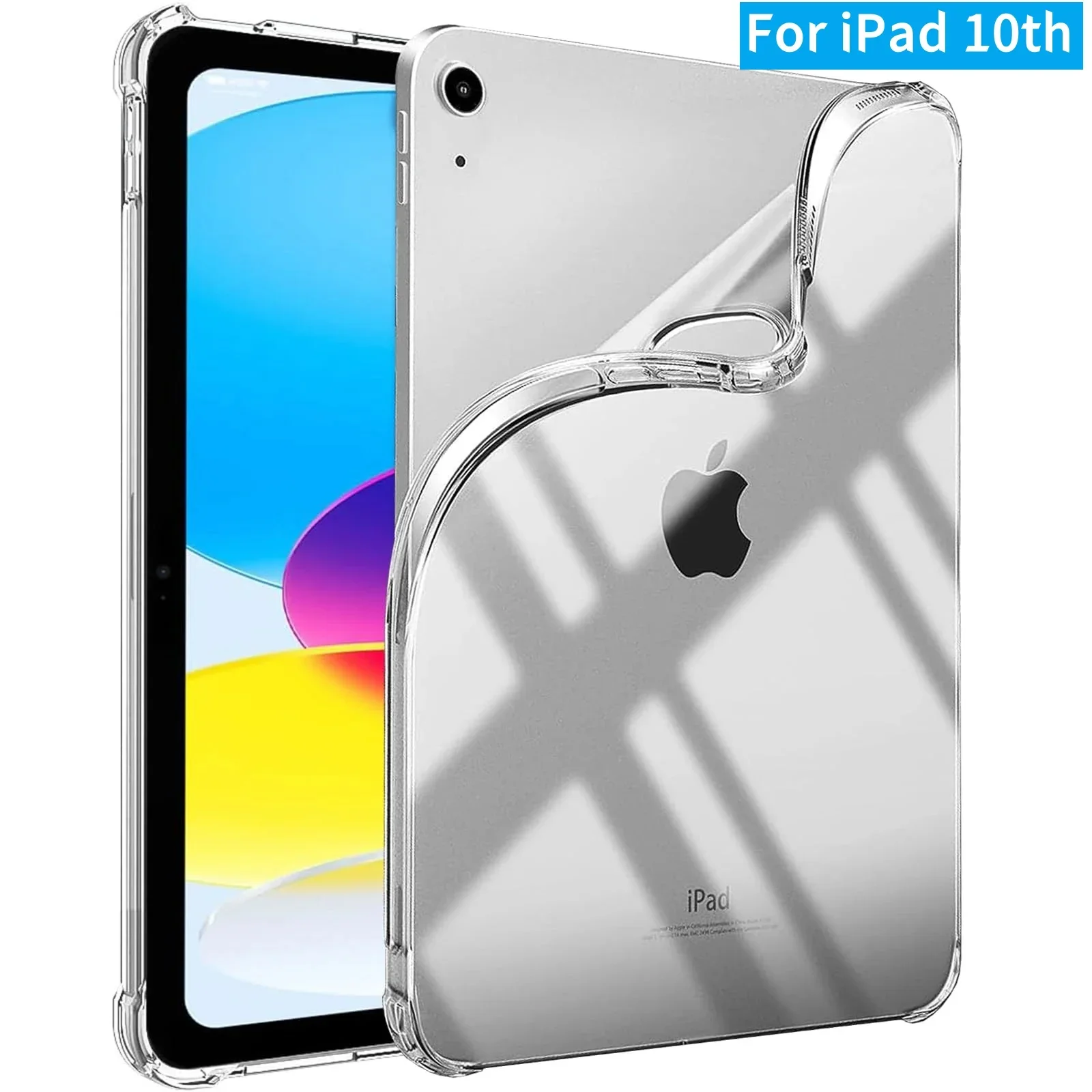 Durable Transparent Shockproof Silicone Tablet Case