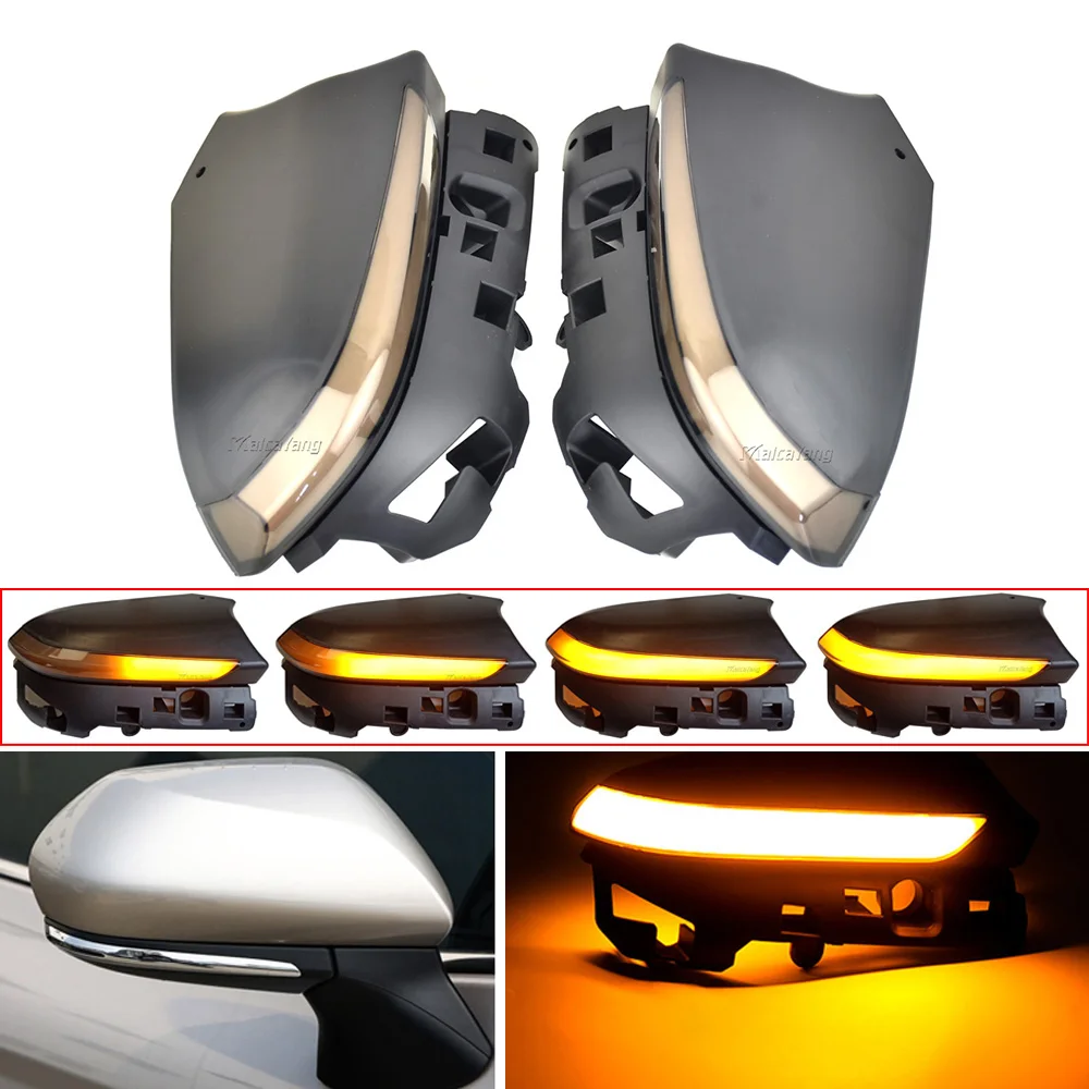 

For Toyota Camry XV70 C-HR CHR Prius XW50 PHV Dynamic LED Turn Signal Light Side Mirror Sequential Blinker Indicator Lamp